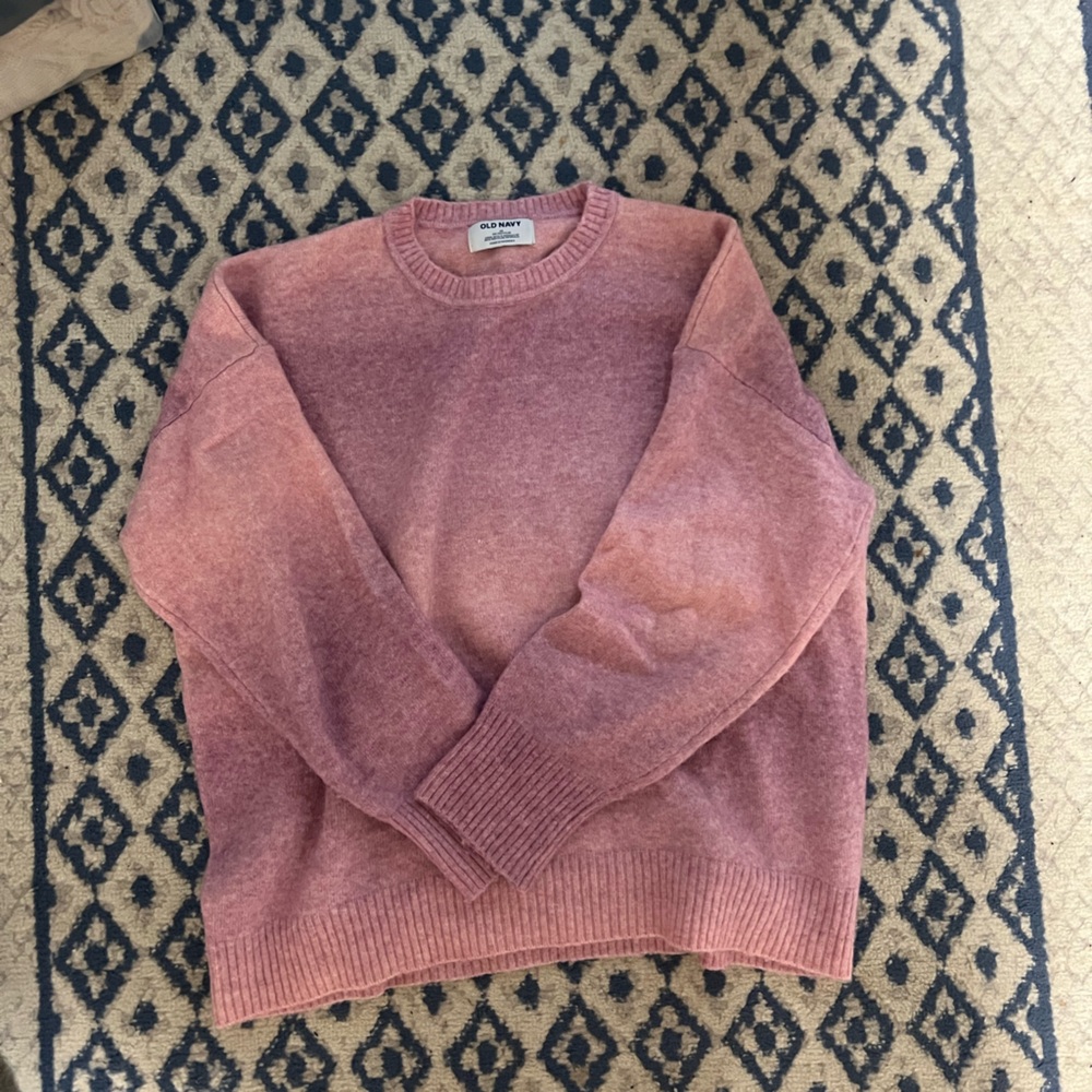 Old Navy Cozy Crew-Neck Ombré Sweater